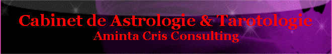 Textfeld: Cabinet de Astrologie & TarotologieAminta Cris Consulting